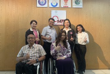 รองอธิบดีกรมส่งเสริมและพัฒนาคุณภาพชีวิตคนพิการ เยี่ยมชมการดำเนินงานของมูลนิธิพระมหาไถ่เพื่อการพัฒนาคนพิการ
